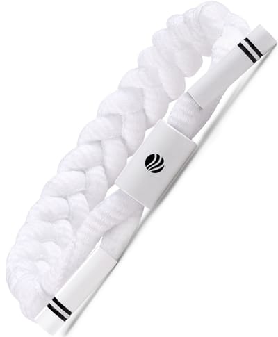 Malinsi® Armband Heren en Dames - Wit Iconic - Verstelbaar 17-26cm Armbandje Mannen en Vrouwen