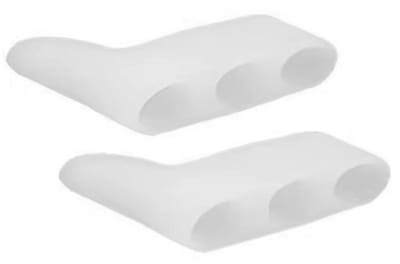 New Age Devi - Hallux Valgus Siliconen Teencorrector-Spreider en Beschermer Kleine Teen Per paar