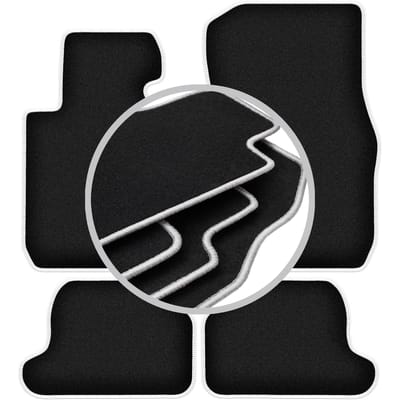 CARLUX-SILVER automatten voor: BMW 2 F23 Cabrio (2014-2022)