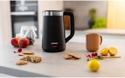 Gorenje K17TRDW - Waterkoker - 1,7 Liter Capaciteit - 2200 W Vermogen - 360° Draaibare Basis