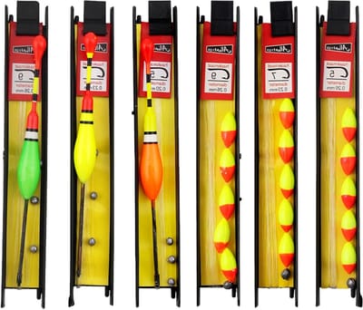 Vliegvissen Floats met Loodkoord en Haak (5#, 7#, 9#) voor Vijver, Spelvisserij en Zeevisserij - Set van 4 Stuks