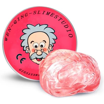 Kneedbaar Vloeibaar Kristal Stuiterende Slijm Speelgoed Set Kindveilig Modder Stressverlichting Klei Vorm Handgemaakt DIY Handlijm Speelklei rood