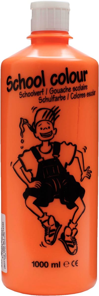 Talens School Colours Bottle 1000 ml Orange 235 (36712350)