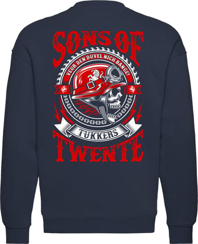 Sweater Sons Of Twente | Kerstcadeau | Cadeau voor man | Vaderdag | Navy | maat XS