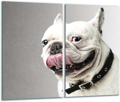 TMK ArtDeko - Snijplank - Hond - Glas - 30x52 cm