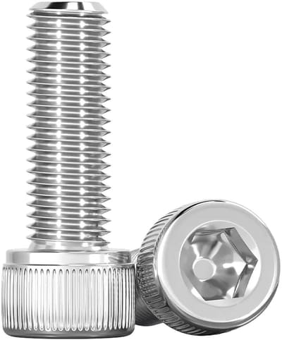 Cylinder Head Schroeven met Zeskant, Verpakking van 20 Stuks, M5 X 20 mm, Roestvrijstaal, DIN 912, Mechanische Bevestigingsmaterialen, Volledige Draad, Duurzaam en Corrosiebestendig