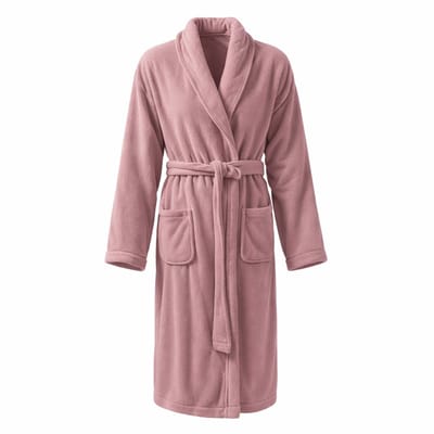Dreamhouse Badjas - Coral Fleece - Badjas - Katoen badstof - S/M - Roze