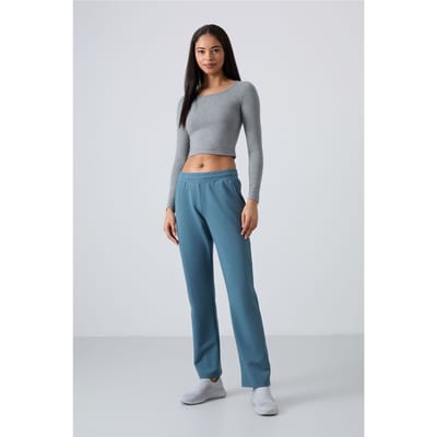 Dames Rechtemodel Fleece Joggingbroek