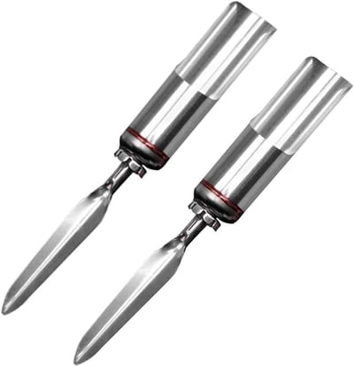 Universele Vouwbare Hengelhouder - 2 Stuks RVS Hengelclips, Verwijderbaar en Draagbaar voor Visuitrusting