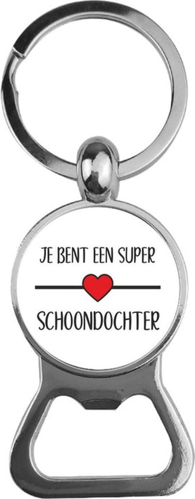 Bieropener Glas - Je Bent Een Super Schoondochter