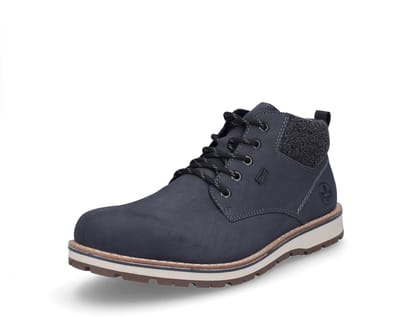Rieker heren veterboot blauw