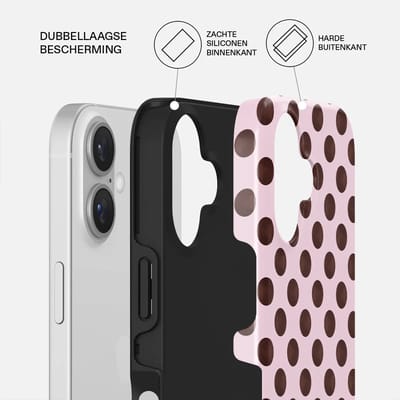 Burga Tough Backcover geschikt voor MagSafe geschikt voor iPhone 16 - New Crush