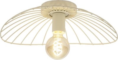 Lumidora Plafondlamp 75011 - Plafonniere - FABRIANO - E27 - Beige - Zand - Metaal - ⌀ 39 cm