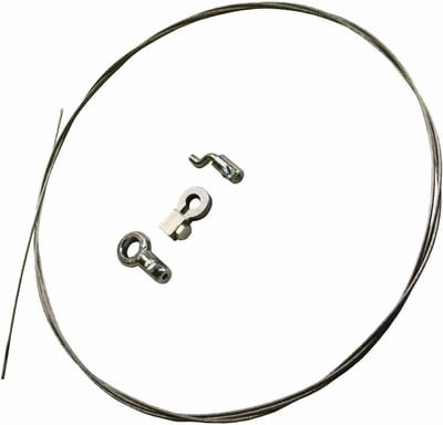 Koppelingskabel Reparatie - Bedieningskabel Grasmaaier - Grasmaaier Onderhoud - Compleet met 2 oogjes - 2.5 Meter Lengte