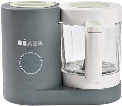 Béaba Babycook® Neo - 4-in-1 Stoomkoker - Babyvoeding Bereider - Foodprocessor - 1250 ml - Grijs