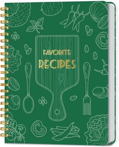 Leeg Recept Notitieboek voor Persoonlijke Recepten - 140 Pagina's voor het Organiseren van Recepten