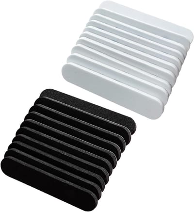 Set van 20 Hoedmaat Verkleiners, Schuim Tape en Zweetbescherming voor Hoeden (Zwart & Wit)
