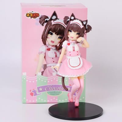 Nieuwe Kat Meisje Anime NEKOPARA Figuur Chocolades Vanilla Schattige Mooie Kat Stijl Model PVC Statisch Kind Speelgoed Verzamelaar Cadeaus