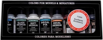 Vallejo Modelbouwdecoratie - 73999 Game Color - Auxiliary Set Effecten set