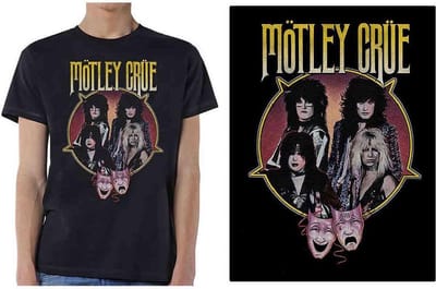 Motley Crue - Theatre Pentagram Heren T-shirt - M - Zwart