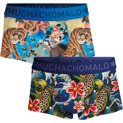 Muchachomalo Heren Trunks - 2 Pack - Maat 3XL - 95% Katoen - Mannen Onderbroek