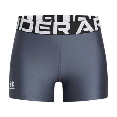 Under Armour Compressieshorts voor meisjes (Grijs/Wit)