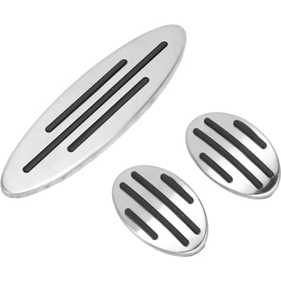Pédale de frein de voiture Surface antidérapante Support stable Haute résistance pour Cooper R55 R56 F55 R57 R58 R59 white