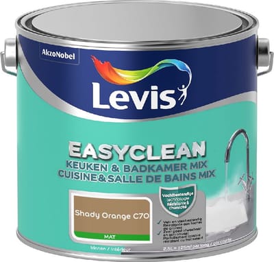 Levis - Easyclean Keuken & Badkamer Mix - Shady Orange C70 - Mengverf - 2,5 L
