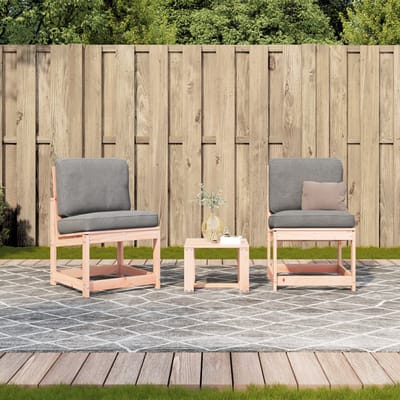 vidaXL - 3-delige - Loungeset - massief - douglashout