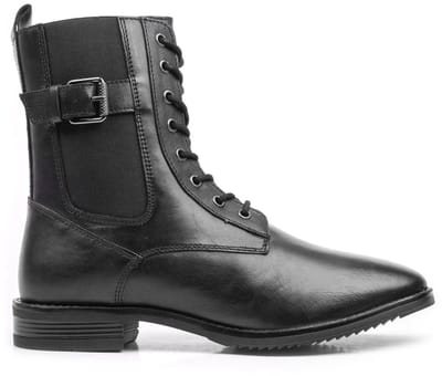 Cafe Moda mystic veterboots dames zwart leer