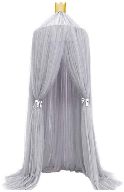 Dailygoods- Bedluifel Elegante Kleur - Klamboe - Beddecoratie - Kinderen - Dicht Gaas - Afmetingen 60 x 240 cm - Bedhemel