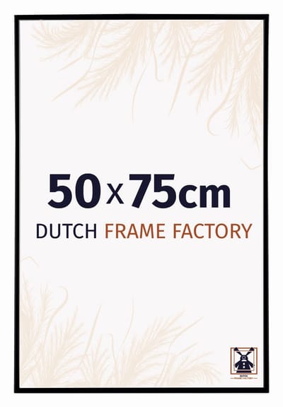 Fotolijst 50x75 cm - Kunststof - Zwart Mat - Easy