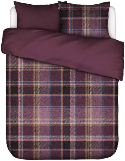 Essenza Meau Dekbedovertrek Mauve wine - Lits-Jumeaux - 240x200/220 cm