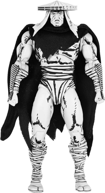 NECA Teenage Mutant Ninja Turtles Action Figure Foot Assassin Black and White 18 cm Action Figuur