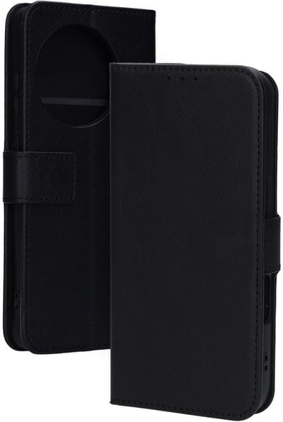 Mobiparts hoesje geschikt voor OnePlus 13R - Wallet/Boekhoesje - Eco Leer - Magneet Sluiting - Opberg vakken - Zwart