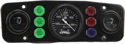 3-in-1 Autometer Set - Dashboard Meter Instrumentenpaneel - Voertuigmonitoring - Hoge Nauwkeurigheid - 12V - Zwart