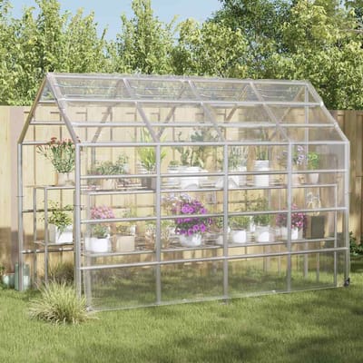 vidaXL - Plantenafdekking - met - zeilringen - 3x5 - m - PVC