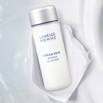 [LANEIGE] Ensemble Tout-en-Un Crème Peau Homme (150ml + 25ml x 2 PIÈCES)
