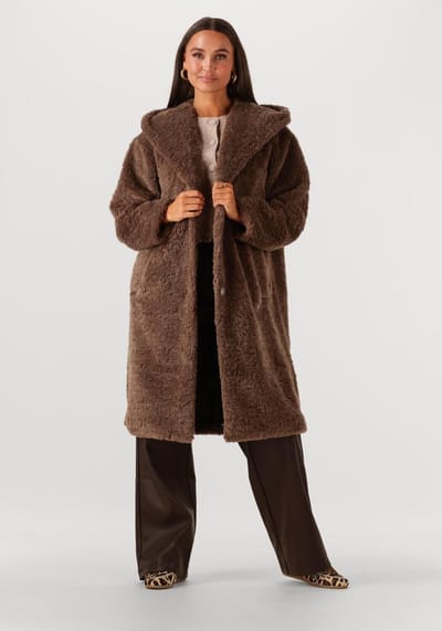 Notre-V Nv-genevieve Jassen Dames - Winterjas - Bruin - Maat XS