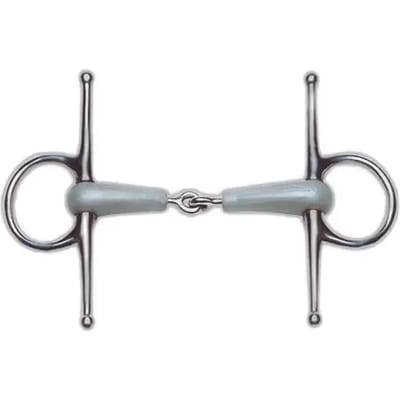 Naaldbit voor flexi paarden, gebroken rechte loop Feeling