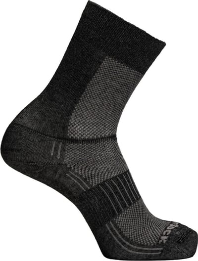 Wrightsock Coolmesh Crew - Grijs/Zwart - 37-41