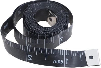 Zacht Meetlint - Naaimaat Meter - Kleding Maken - Flexibel Materiaal - 150 cm - Zwart