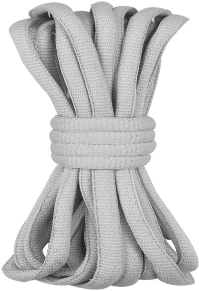 Dailygoods- Sportveters Halfrond 7mm - Ovale Veters - Vervangingsveters - Voor Sneakers/Hardloopschoenen - Hoogwaardige Polyestervezel - 1 Paar (2 Veters) - Schoenveters