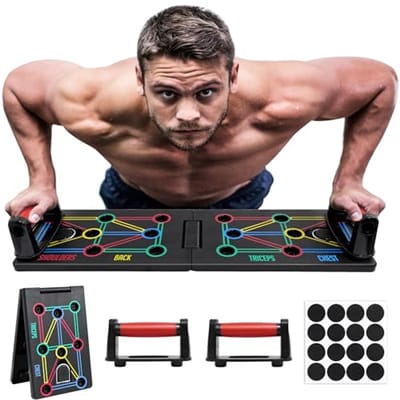 12-in-1 Opvouwbare Push Up Board voor Thuis Oefeningen