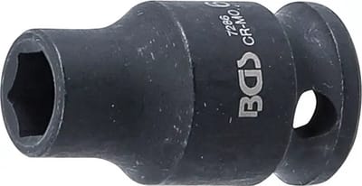BGS Kracht Dopsleuteldop zeskant - 1/4 - 6 mm