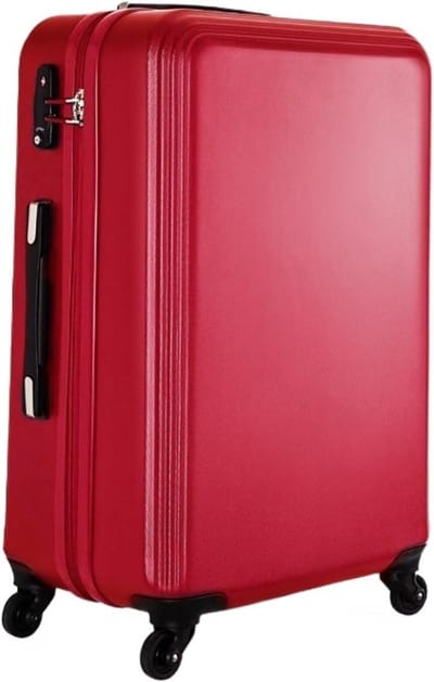 Reis koffer - Trolley koffer Handbagage - Zakenreizen Vakanties - Lichtgewicht ABS Hardshell - 28 inch - Zwart