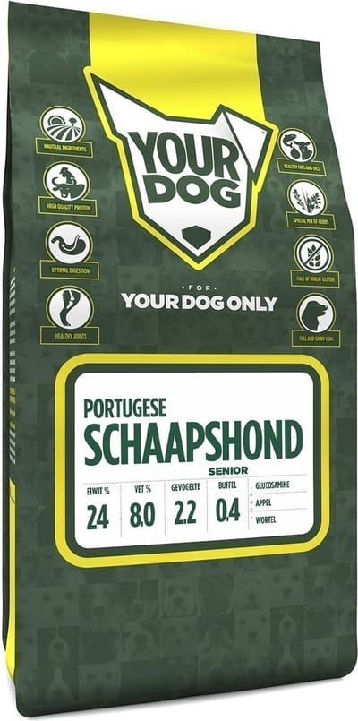 Yourdog Portugese schaapshond Rasspecifiek Senior Hondenvoer 6kg | Hondenbrokken