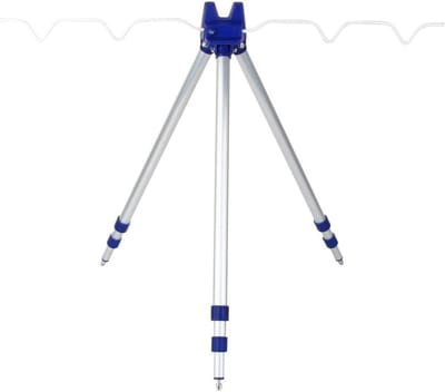 Draagbare Tripod voor Vissers, Aluminium Alliage, Telescopisch, Ideaal voor Buitenactiviteiten en Zeevissen, 120 cm Hoogte
