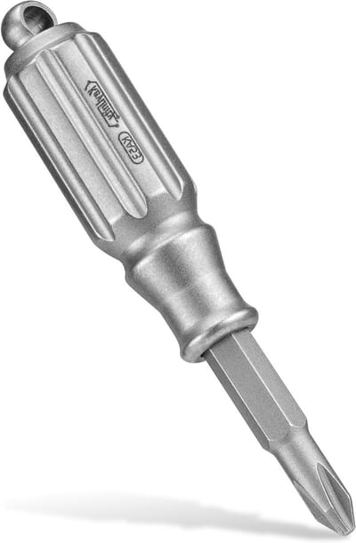 Kleine Magnetische Phillips Schroevendraaier van Titanium met Sleutelhanger, Ideaal voor Dagelijkse Reparaties en EDC Gebruik