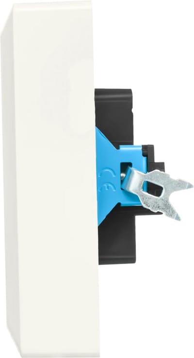 ION Industries - Contactdoos inbouw/opbouw - 2-voudig - RA - USB-A + USB-C Alpin Wit